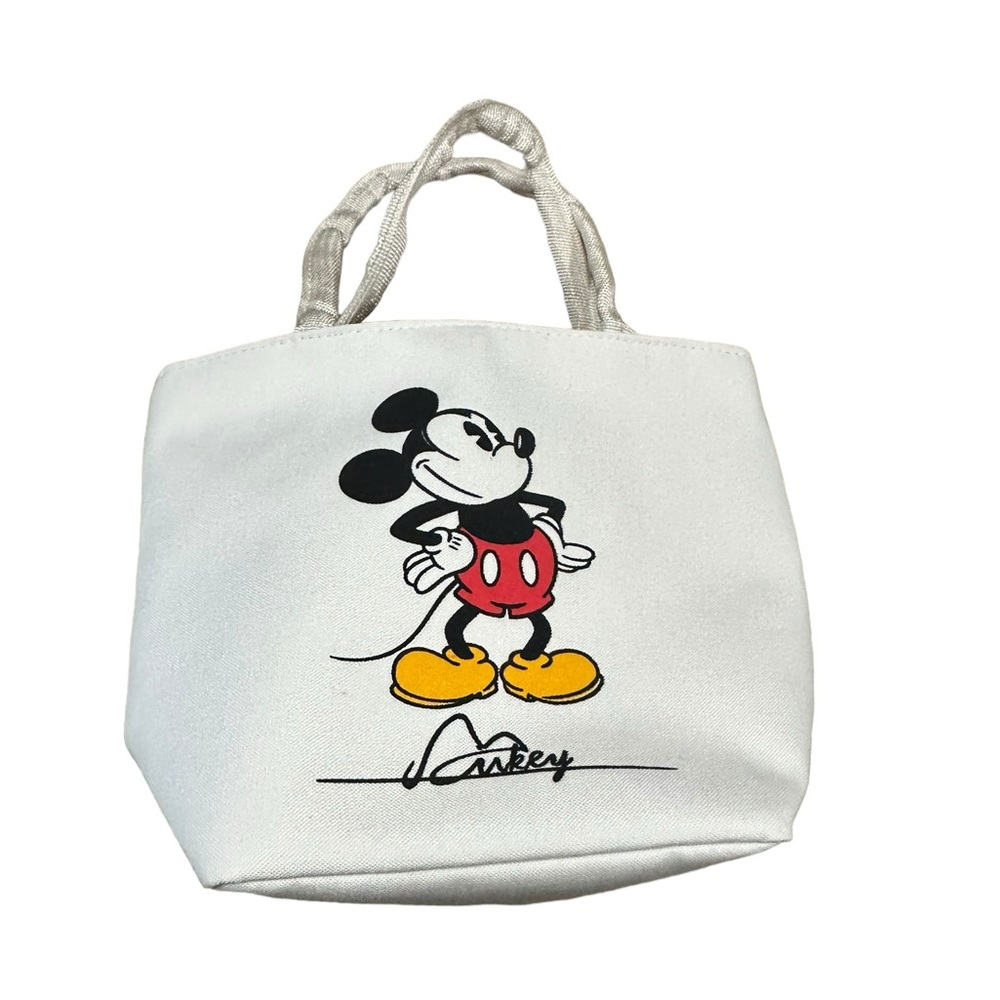 Disney Mickey Mouse White Expandable Mini Purse
